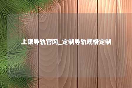 上银导轨官网_定制导轨规格定制