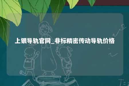 上银导轨官网_非标精密传动导轨价格